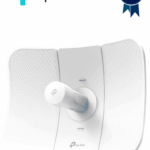 TP-LINK CPE605 - CPE para exteriores de 5 GHz, 150 Mbps, 23 dBi, Hasta 150 Mbps con velocidades de datos inalámbricas de 5 GHz, Tecnología Pharos MAXtream TDMA, Pharos Control para administración centralizada.