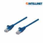 INTELLINET 319775 - Cable patch / 3.0 metros (10.0f) / Cat 5e / UTP Azul / patch cord