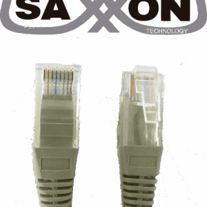 SAXXON P5E2UG - Cable patch cord UTP 2 metros / CAT 5E / Color gris