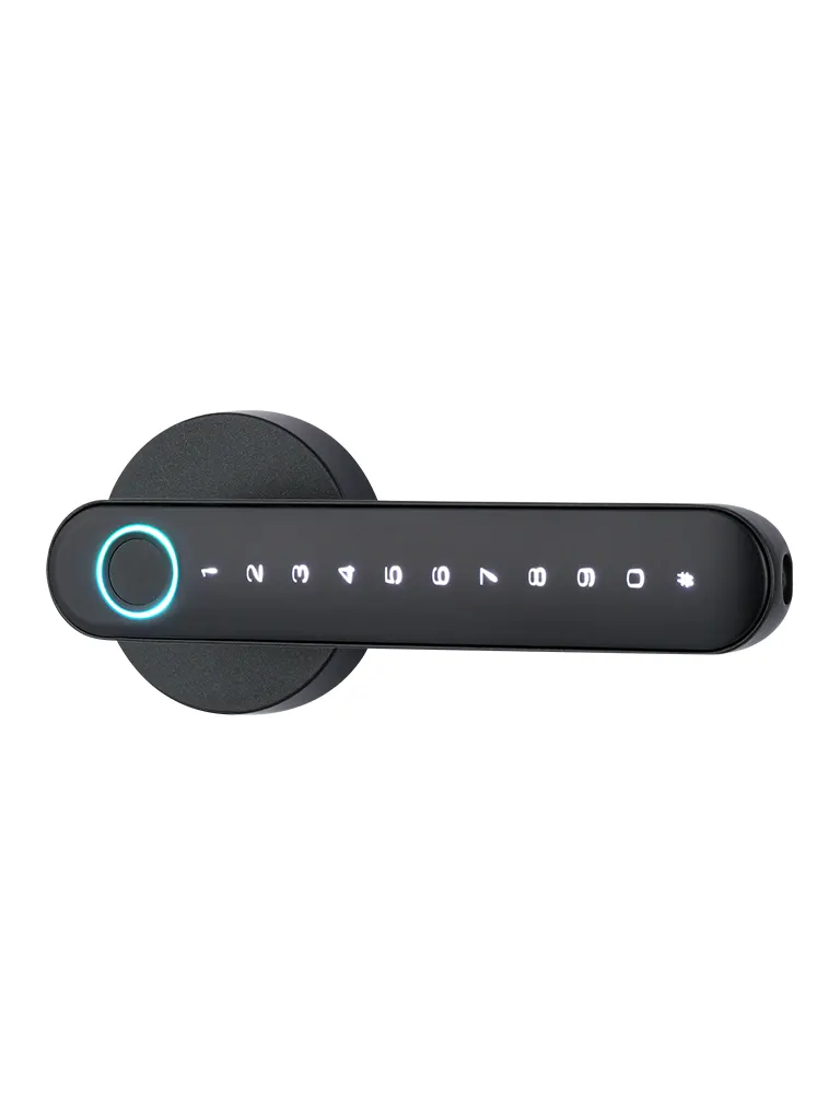 NGTeco SL01A630N - Cerradura Inteligente Biométrica estilo americano / 100 huellas / 100 contraseñas / App Móvil NGTeco Home - Image 2