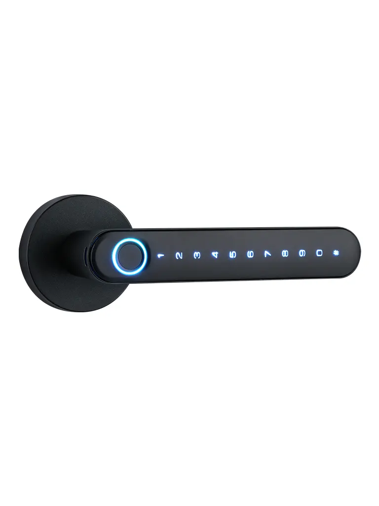 NGTeco SL01A630N - Cerradura Inteligente Biométrica estilo americano / 100 huellas / 100 contraseñas / App Móvil NGTeco Home - Image 4
