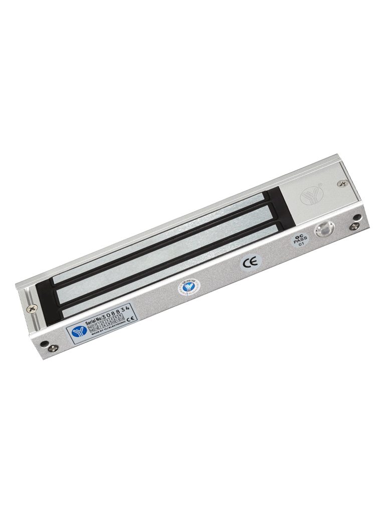 YLI YM180NLED Cerradura Magnética con indicador led para Control de Acceso / Fuerza de Sujeción 180 Kg o 350 LB / Compatible con Soporte MBK180NZL / Para puerta de madera, vidrio o metal - Image 3