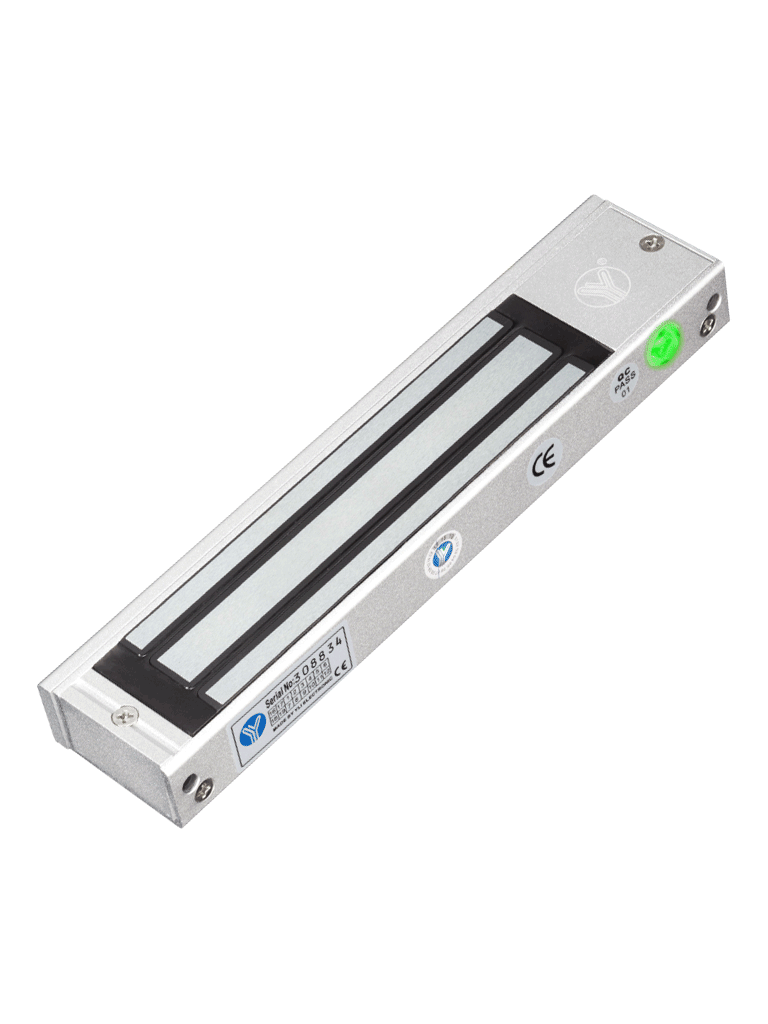 YLI YM180NLED Cerradura Magnética con indicador led para Control de Acceso / Fuerza de Sujeción 180 Kg o 350 LB / Compatible con Soporte MBK180NZL / Para puerta de madera, vidrio o metal - Image 4