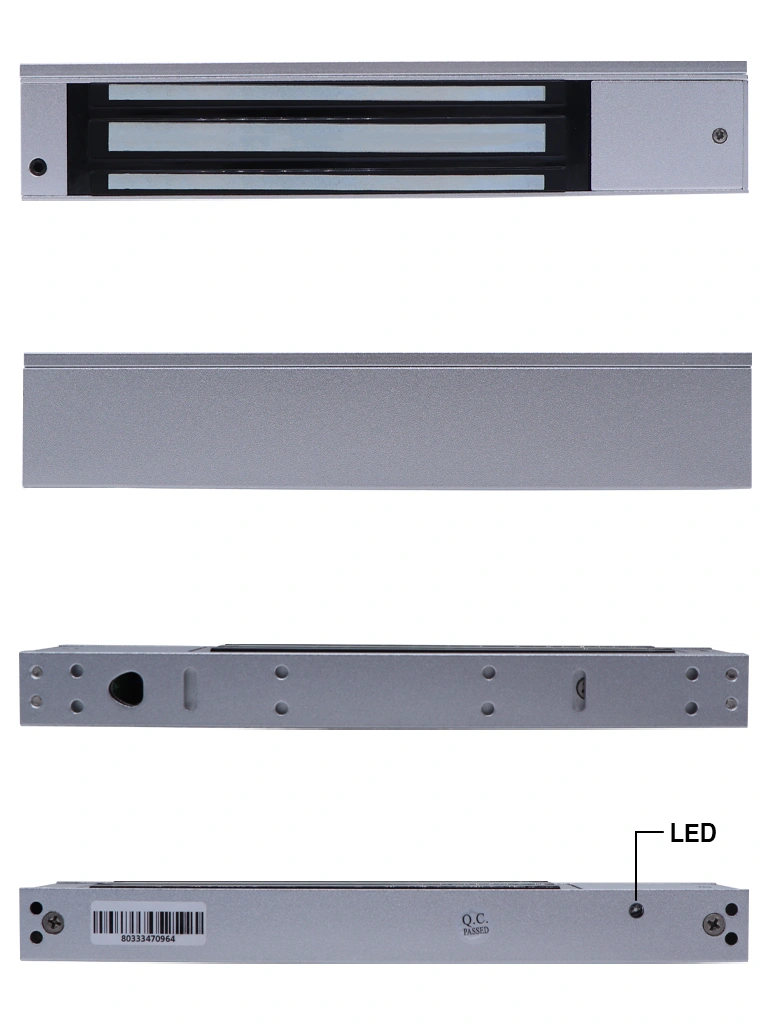 ZKTECO LM200LED - Cerradura Magnética para Uso Interior, Fuerza de Sujeción 200kg, 12/24 VCC, Fail Safe, Compatible con Puertas de Madera, Vidrio y Metálicas - Image 4