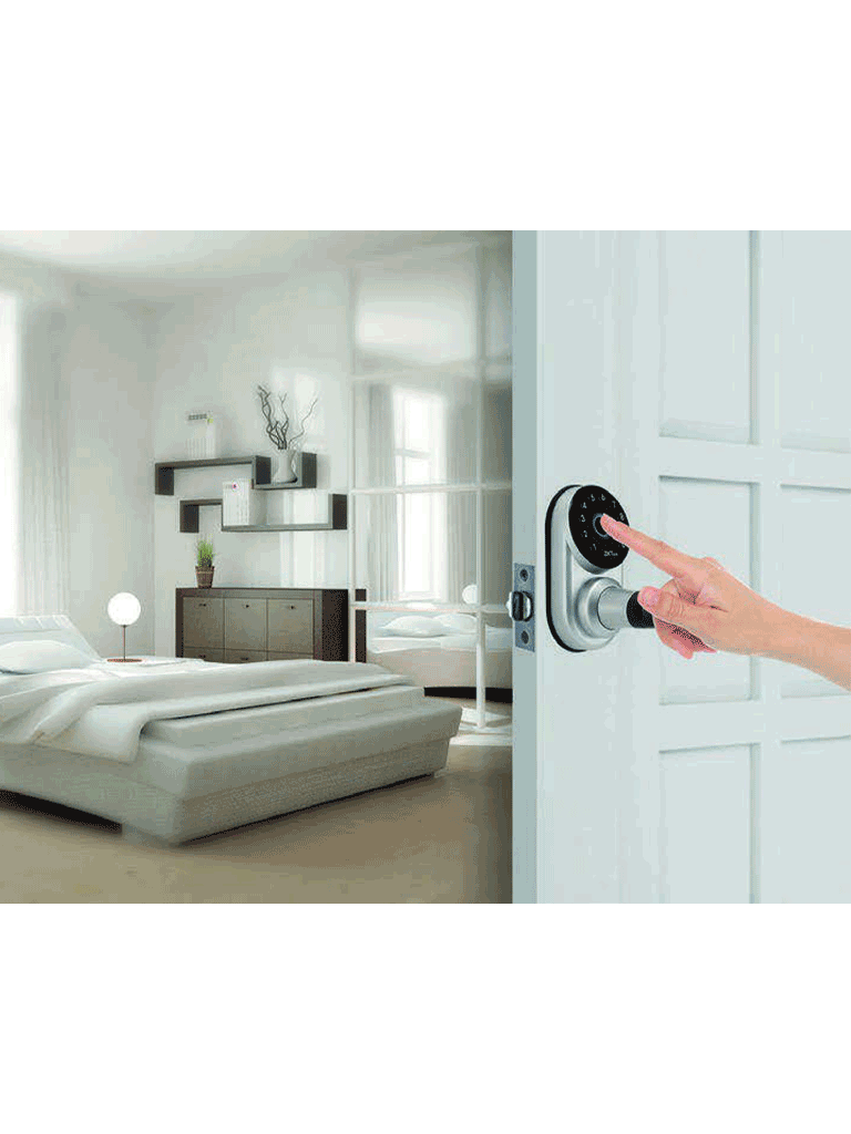 ZKTECO ML300 - Cerradura Inteligente con Teclado y Verificación de Huella, Conectividad Bluetooth, Capacidad para 100 Usuarios, Compatible con la App Zsmart - Image 8