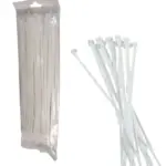 SAXXON CN25X100 - Cincho sujetacable / 2.5  mm X 100  mm / Blanco / Bolsa con 100 piezas / Nylon