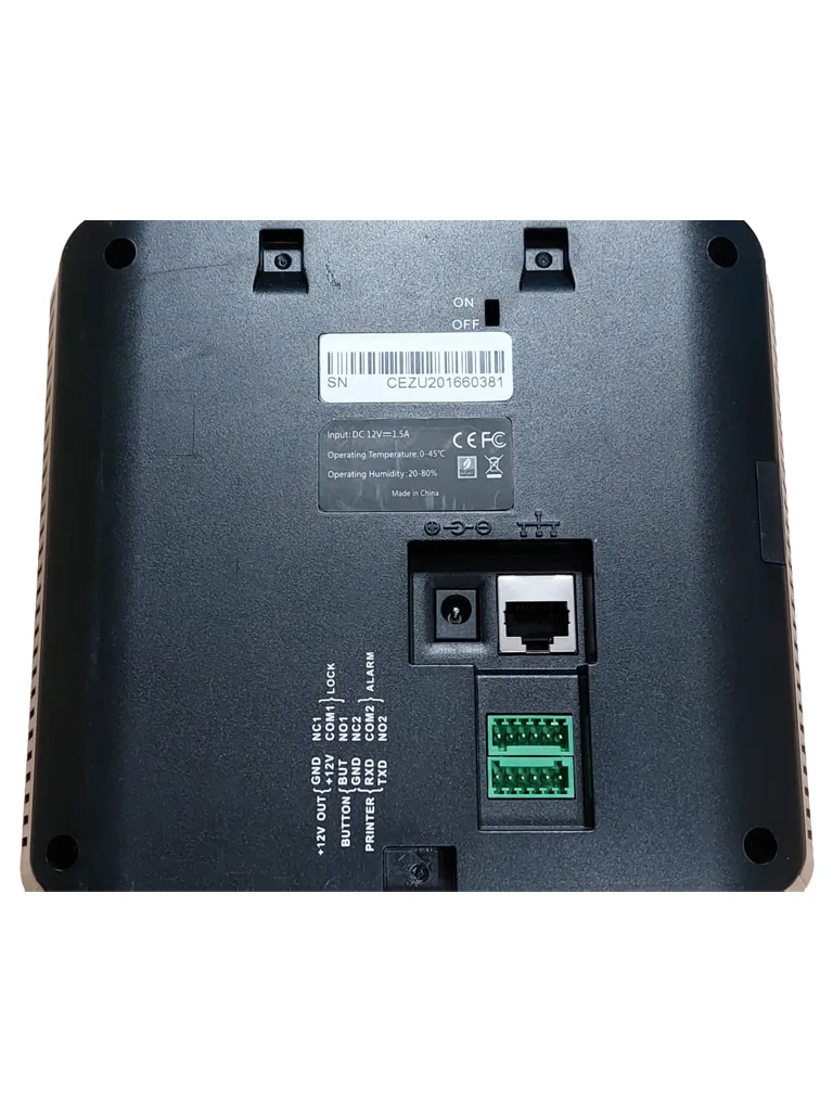 ZKTECO MB360ID - Control de Asistencia y Acceso Básico con Autenticación Facial (1500 Rostros), Huella Digital BioID (2000), Tarjeta ID 125 kHz (2000), Registro de 100,000 Eventos y Conectividad TCP/IP - Image 3