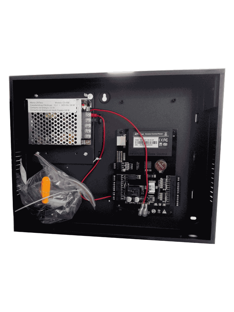 ZKTECO C3100PackageB - Control de Acceso Profesional para 1 Puerta / Gabinete y Fuente / Sin Biometría / Fácil Administración con Software ZKAccess 3.5 - Image 2