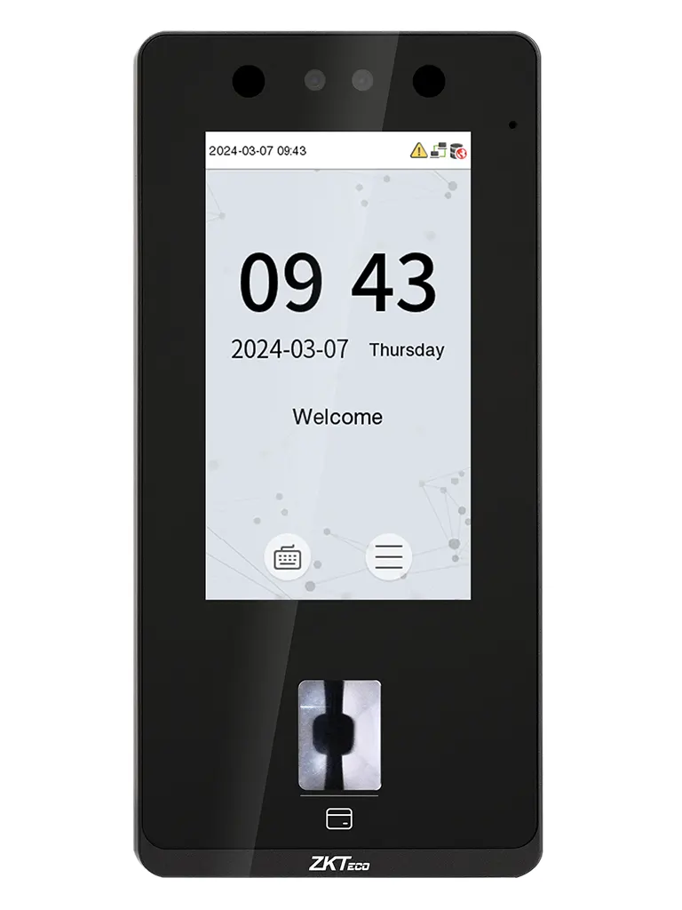 ZKTECO SenseFace 4A - Control de acceso y asistencia para 6,000 rostros / 8,000 huellas / 8,000 tarjetas ID 125kHz / TCP/IP / IP65 / 1 Relevador / Compatible con Software Gratuito ZKBio Zlink - Image 3