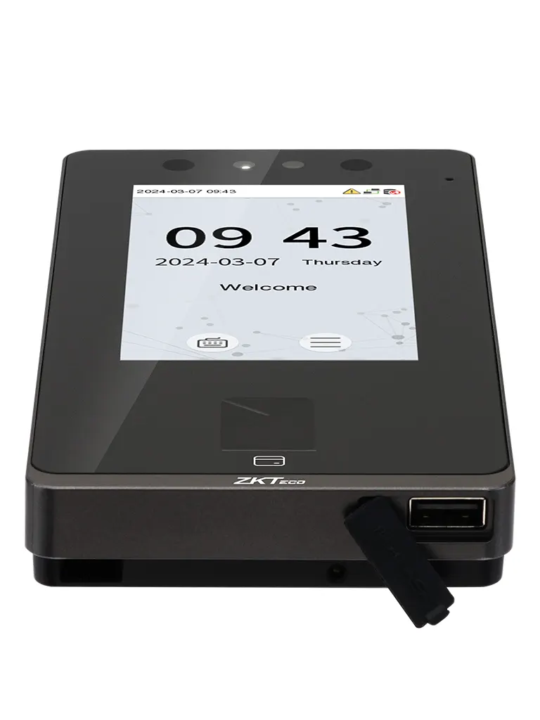 ZKTECO SenseFace 4A - Control de acceso y asistencia para 6,000 rostros / 8,000 huellas / 8,000 tarjetas ID 125kHz / TCP/IP / IP65 / 1 Relevador / Compatible con Software Gratuito ZKBio Zlink - Image 5