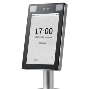 ZKTECO ProFace X CH - Terminal de Control de Acceso con Reconocimiento Facial / para Exterior/ 30 000 Rostros/ 8 Pulgadas /IP68 /IK04/ Lectura de Tarjetas ID / Incluye Soporte para Torniquete