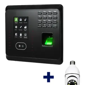 ZKTECO MB360IDNGPAK - Control de Asistencia y Acceso Básico con Autenticación Facial (1500 Rostros), Huella Digital BioID (2000), Tarjeta ID 125 kHz