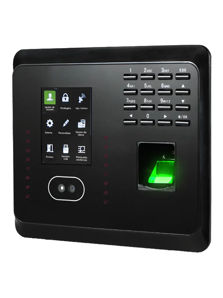 ZKTECO MB360ID + SH01-C2IN - Control de Asistencia y Acceso con 1,500 Rostros, 2,000 Huellas Digitales, Tarjeta ID de 125 kHz y Cámara Wi-Fi de 3 MP con Pan/Tilt, Visión Nocturna y Audio Bidireccional - Image 2