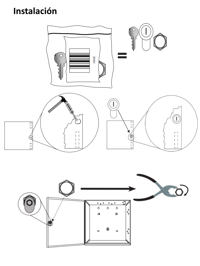 BOSCH I_D101 - Conjunto de llave y cerradura estandar - Image 2