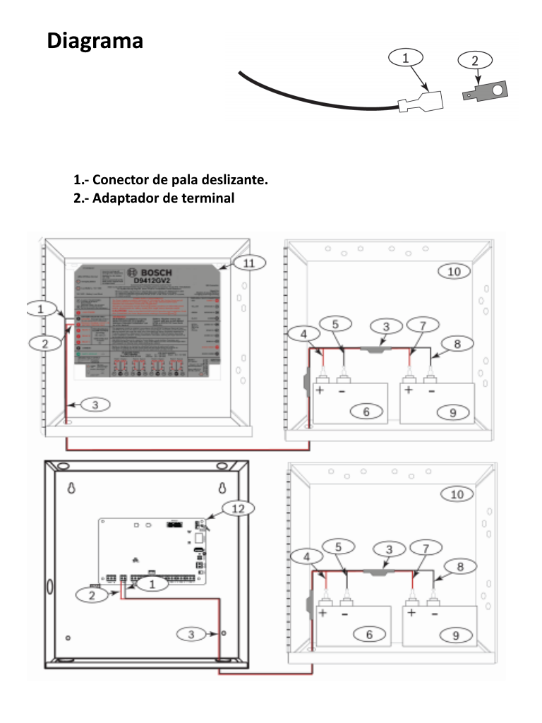 BOSCH I_D122- ARNES PARA CONECTAR DOS BATERIAS CON INTERRUPTOR AUTOMATICO - Image 2