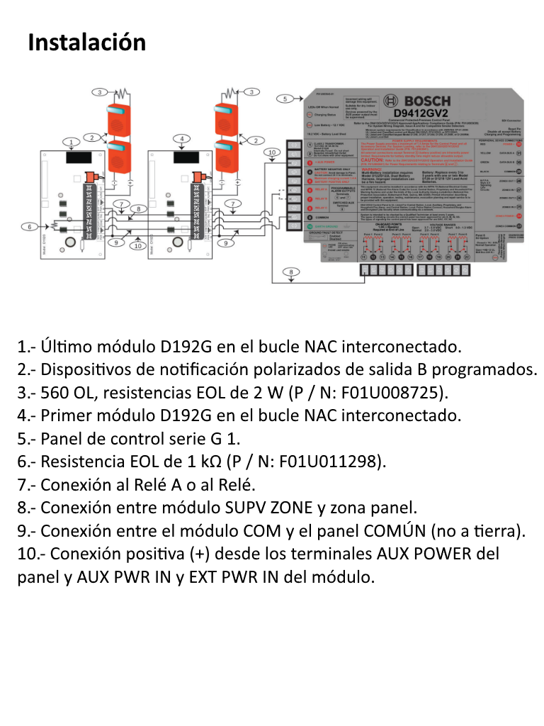 BOSCH I_D192G- MODULO NAC PARA SERIES BG - Image 2