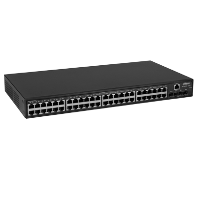 DAHUA AS4300-48GT4GF - Switch Gigabit de 48 Puertos Administrable/ Capa 2/ 10/100/1000 Base-T/ 4 x SFP 1Gbps/ Carcasa Metalica/ Switching 104G/ Tasa de Reenvio de Paquetes 77.4 Mbps/ - Image 3