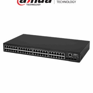 DAHUA AS4300-48GT4GF - Switch Gigabit de 48 Puertos Administrable/ Capa 2/ 10/100/1000 Base-T/ 4 x SFP 1Gbps/ Carcasa Metalica/ Switching 104G/ Tasa de Reenvio de Paquetes 77.4 Mbps/