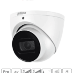 DAHUA HDW2802T-A -Cámara Domo EyeBall 4K Starlight de 8MP, lente de 2.8 mm, IR de 50m, WDR real 120 dB, IP67. Ideal para vigilancia en alta resolución con excelente rendimiento en condiciones de poca luz y protección robusta contra el clima