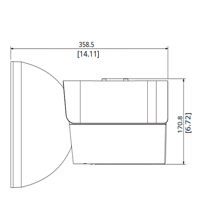 DAHUA ITALF-300AD-GS - Lampara de Flash con Brillo Ajustable para Cámaras LPR/ Longitud de Onda Visible/ Tratamiento Antideslumbrante/ 1 Carril/ Distancia de 26 Mts/ IP66/ 220VAC/ - Image 2