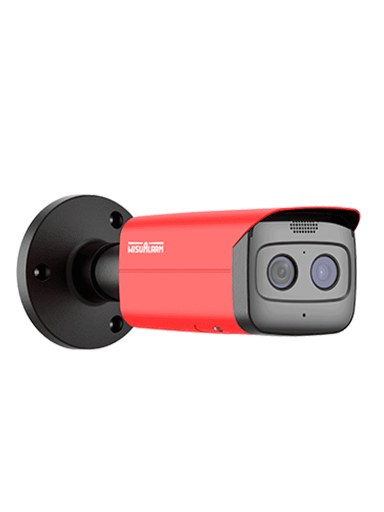 DAHUA WISUALARM HY-FT431LFP-Cámara IP Térmica Detección de Fuego de 4MP/Detector VOx de alta sensibilidad/ Detección Incendio, Alarma de Punto Frio y Caliente/ E&S de Alarma/Ranura de MicroSD, Micrófono,Bocina 70dB/IP67 - Image 3