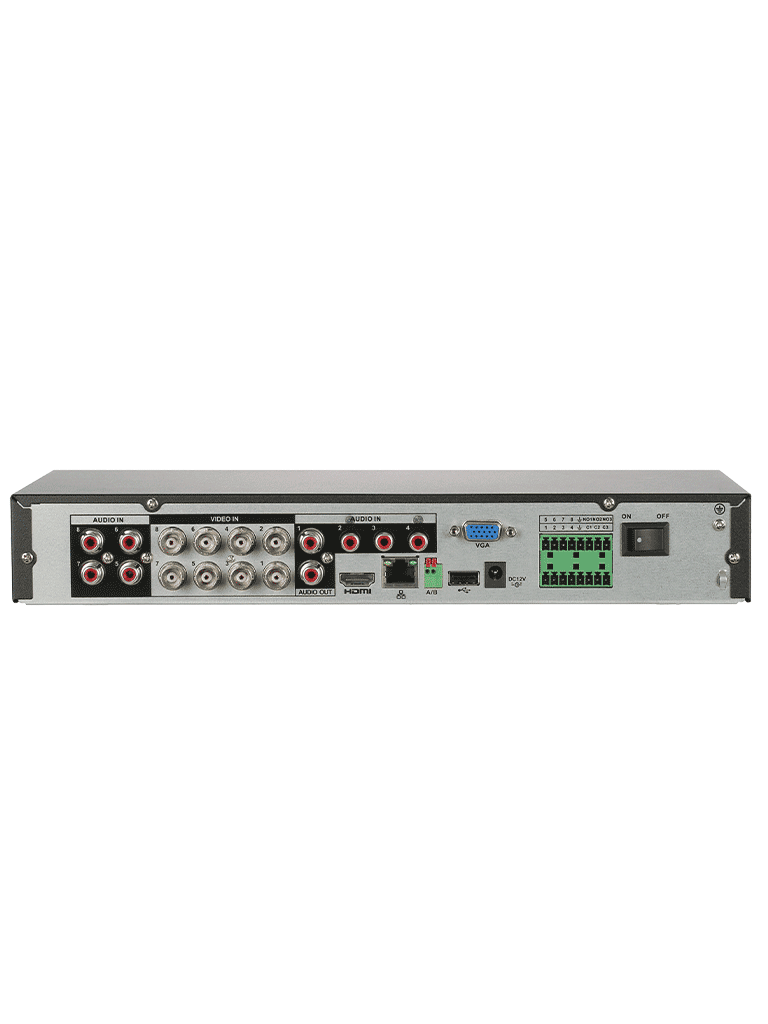 DAHUA XVR5108HE-I3 - DVR de 8 Canales 5 Megapixeles Lite/ WizSense/ H.265+/ 8 Canales +4 IP/ Hasta 12 Ch IP/ 1 Canal de Reconocimiento Facial/ SMD Plus/ Protección Perimetral/ 1 Puerto SATA/ 8&3 E&S de Alarmas/ 8 Entradas de Audio/ IoT&POS/ - Image 3
