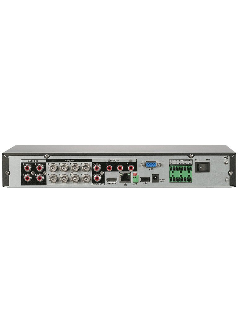 DAHUA XVR5108HE-4KL-I3 - DVR 8 canales 4K con tecnología WizSense y compresión H.265+. Admite 8 canales + 8 IP, reconocimiento facial en 2 canales, SMD Plus, protección perimetral, 1 SATA de hasta 16 TB, 8 entradas y 3 salidas de alarma - Image 3