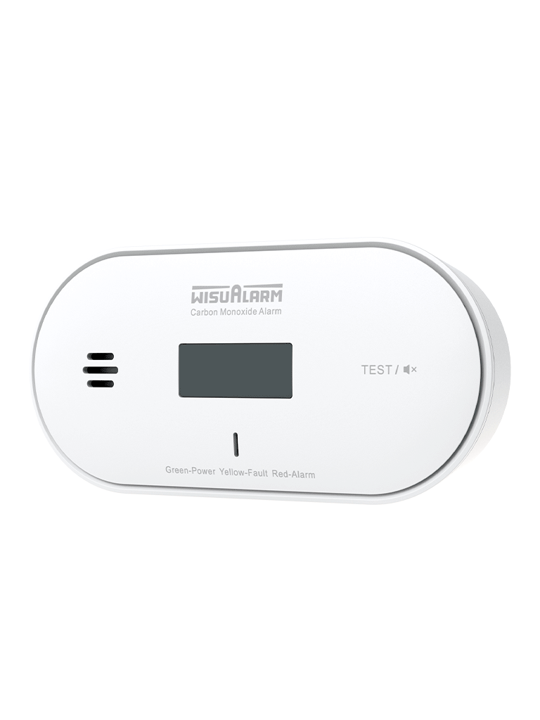 DAHUA WISUALARM DHI-HY-GC30A - Detector de monóxido de carbono (CO) autónomo, Mide temperatura y humedad, Batería de 10 años, Pantalla informativa y luces indicadoras, Alarma de 85 dB, Certificaciones TÜV, CE y UKCA, - Image 3