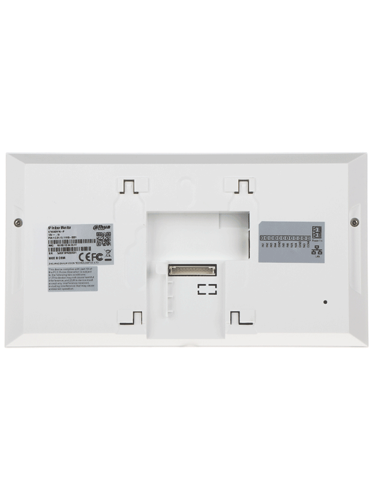 DAHUA KTP01L(S)-Kit de Videoportero IP con Frente de Calle Metálico Antivandálico y cámara de 2MP. Incluye monitor táctil de 7", ranura SD, control de puerta, E/S de alarmas, y switch PoE d 6 puertos, 36W Ideal para seguridad avanzada - Image 3