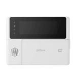 DAHUA DHI-ARK30C-RW2 - Teclado inalámbrico para interior, Botones físicos, Armado y desarmado a través de PIN o tarjeta IC/desfire, Alarmas: médica, fuego y emergencia, App DMSS, Frecuencia 433 MHz, Tecnología: AirShield, Compatible únicamente con HUB 2.0