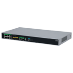DAHUA DH-AC64 Control de acceso inalámbrico de 10 puertos DH-AC64 WAN 2 × 2,5 GE, LAN 8 × GE + 2 × 10 GE SFP+, 1 × USB/ Puerta de enlace todo en uno/ PoE+/ PoE 802.3af/802.3at/ Funciones de roaming inteligente