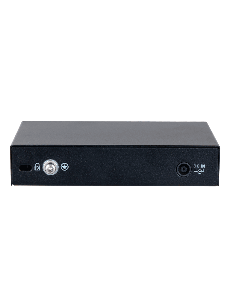 DAHUA DH-CS4006-4ET2ET-60 - Switch PoE de 6 Puertos Administrable con 4 PoE (10/100 Mbps) y 2 uplink (10/100 Mbps). Total de 65 W PoE, administración en la nube con DoLynk Care, carcasa metálica robusta, ideal para redes IP. - Image 3