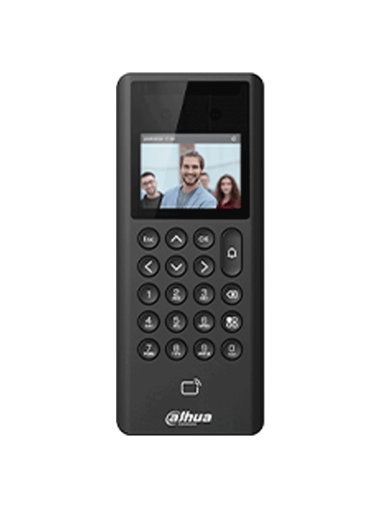 DAHUA ASI3203E - Control de Acceso y Asistencia con Reconocimiento Facial / Pantalla de 2.4" / 1,000 Rostros / 1,000 Usuarios / 1,000 Contraseñas / 3,000 tarjetas Mifare / Admite 50 administradores / 100,000 registros / Salida 12v 1A - Image 2