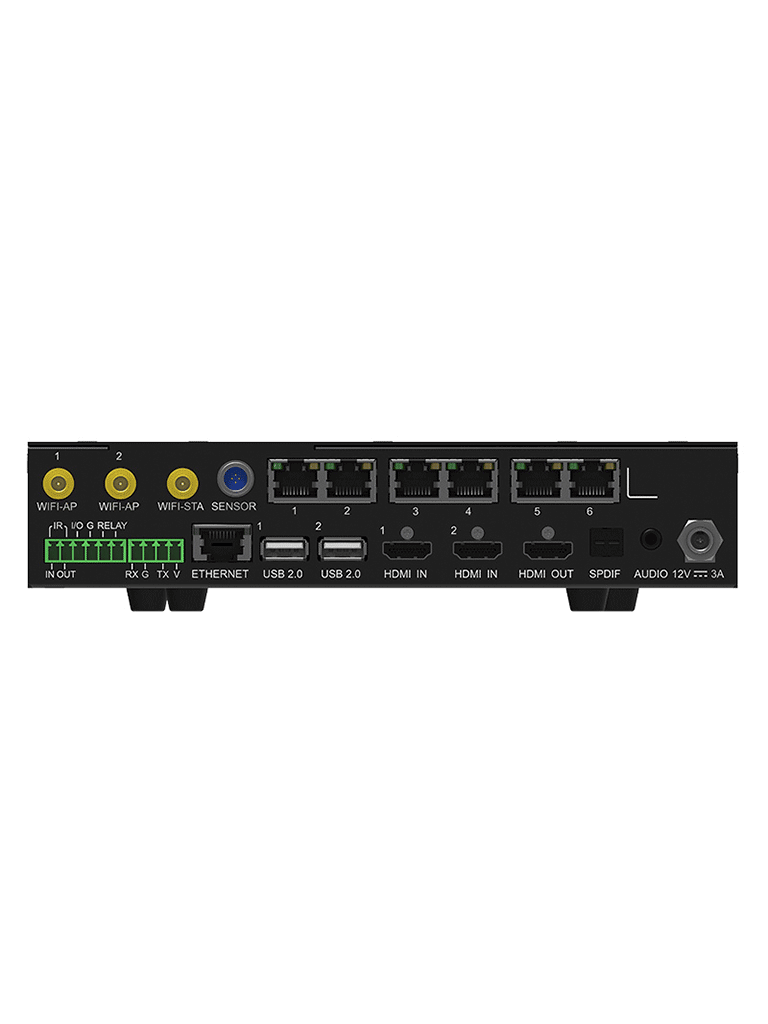 DAHUA TU20 Pro: procesador LED todo en uno con 6 puertos de red y hasta 3.9M píxeles. Integra Android y tarjeta de envío, reproduce sin PC, permite pantalla inalámbrica y gestión en la nube 24/7. Ideal para salas, hoteles, retail y señalización digital. - Image 2