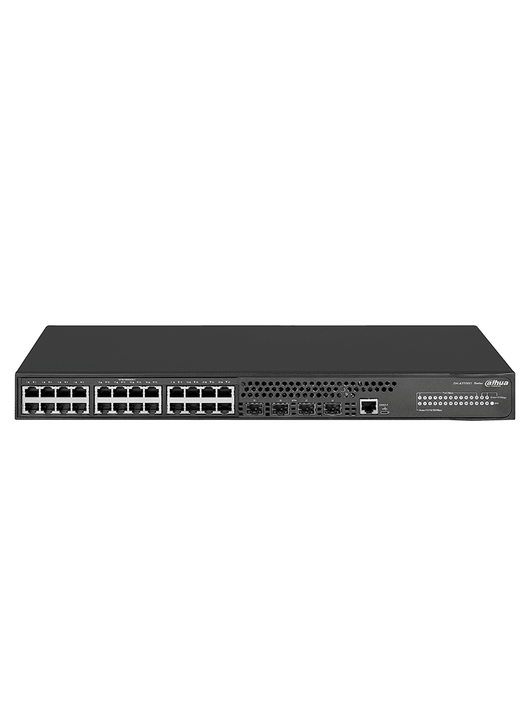DAHUA DH-AS5500-24GT4XF / Switch Gigabit/ 24 Puertos/ Potentes funciones L2 y L3/ Marco Inteligente Resiliente 2 (IRF2) - Image 2