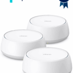TP-LINK DECO BE25(3-PACK)- Sistema Mesh WiFi 7 , Wi-Fi 7 de Triple Banda de 3.6Gbps , 2 puertos 2.5Gbps , Multi-Link Operation (MLO) , Protección con HomeShield, AI-Roaming , compatible con Alexa y Google Home.