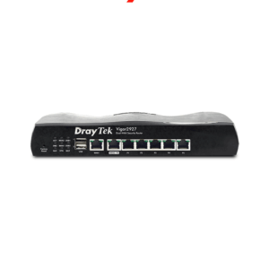 DRAYTEK VIGOR2927- Ruteador Multi-WAN balanceador de cargas con 1 puerto WAN GE RJ45, 1 puerto intercambiable LAN/WAN, 5 puertos LAN GE, 50 túneles VPN, 2 puertos USB, ideal para PyMEs