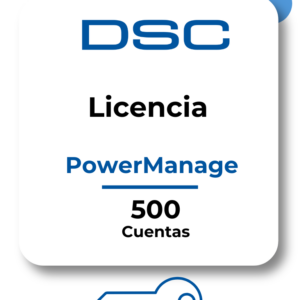 DSC Power Manage - Plataforma de Gestion para la seguridad basada en IP / 500 cuentas / Solo Software
