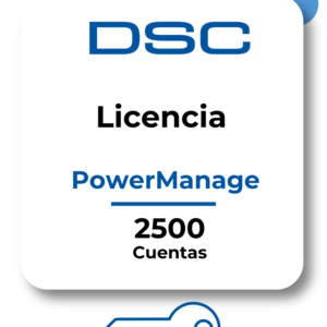 DSC Power Manage 2500 cuentas - Plataforma de Gestion para la seguridad basada en IP / 2500 cuentas / Solo Software