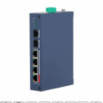 DAHUA DH-CHS4206-4ET-90 - Switch PoE de 6 Puertos Semi Industrial/ 4 Ptos Downlink PoE/ 2 Ptos Uplink SFP Gigabit/ Hasta 120W Totales/ 802.3AF & AT/ 1 Pto Hasta 90W/ Administrable Cloud Vía Dolink Care