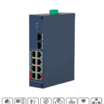 DAHUA DH-CHS4210-8GT-110 - Switch PoE Gigabit/ 8 Puertos PoE GE/ 2 Puertos Uplink SFP/ 1 Puertos Uplink RJ45 GE/ 120 Watts Totales/ 2 Ptos Hasta 90W/ Administrable en la Nube por Dolink Care/ Switching 33 Gbps