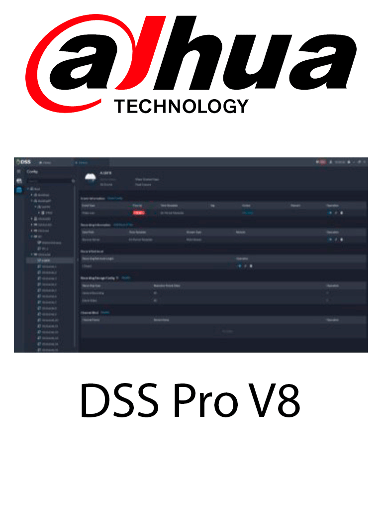 DAHUA DHI-DSSPro8-Video-Base-License - Paquete básico de videovigilancia DSS Professional V8. Soporta: vista en vivo, reproducción, Video Wall, mapa, centro de eventos, DeepXplore, centro de mantenimiento, etc. - Image 3