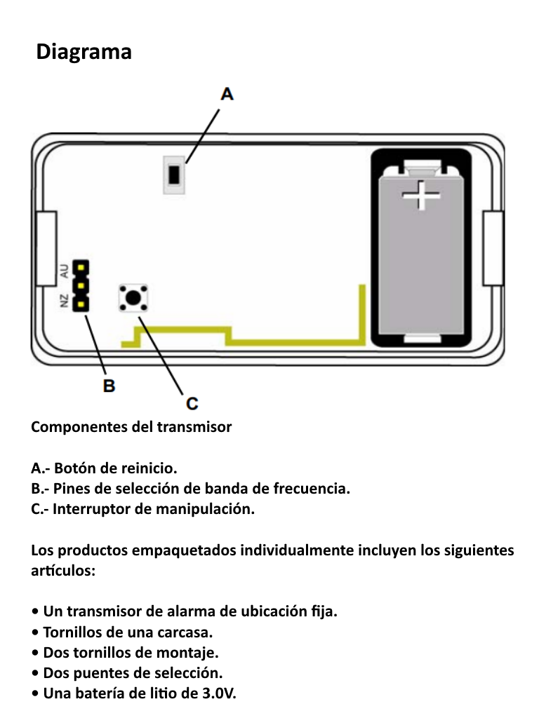 BOSCH I_EN1235SF- BOTON DE EMERGENCIA / INALAMBRICO/ INOVONICS/ POSICION FIJA - Image 3