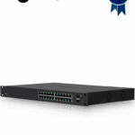 UBIQUITI ES-24-250W - Edge Switch Gigabit PoE 250W de capa 2 administrable con 24 puertos Gigabit y 2 puertos SFP. Capacidad de conmutación de 52 Gbps.