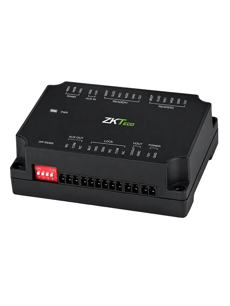 ZKTECO DM10 - Expansor para Panel de Control de Acceso C2-260 ZKT0720004 para Aumentar 1 Puerta por medio de RS485 / Agregando el Expansor DM10 puedes Aumentar y Controlar hasta 8 Puertas / Cuenta con Comunicación Wiegand / - Image 2