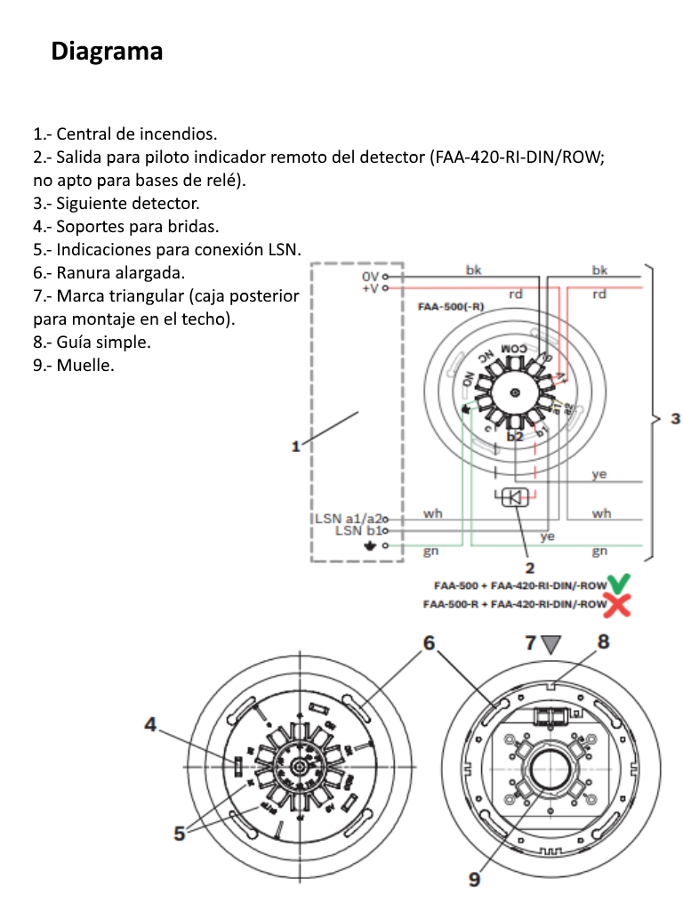 BOSCH F_FAA500 - Base para la instalacion de detectores de incendio FAP520 - Image 3