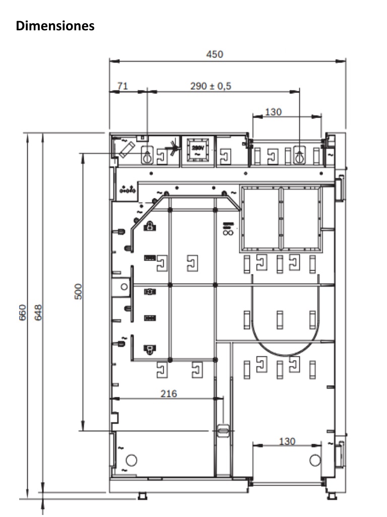 BOSCH F_FBH0000A - Bastidor de montaje grande / Compatible con CARCASAS CPH 0006 a MPH 0010 a y EPH 0012 a / Con barra de c - Image 3