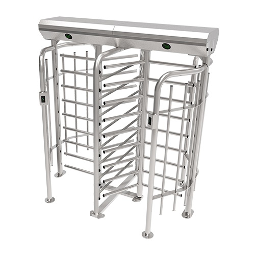ZKTECO FHT2322D - Torniquete de Cuerpo Completo / Doble Carril con 3 Brazos a 120 Grados / Acero Inoxidable / Incluye 4 Lectores FR1200 y Panel INBIO PULL - Image 4