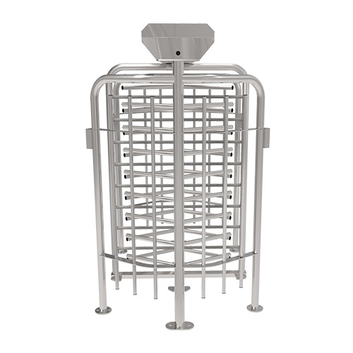 ZKTECO FHT2322D - Torniquete de Cuerpo Completo / Doble Carril con 3 Brazos a 120 Grados / Acero Inoxidable / Incluye 4 Lectores FR1200 y Panel INBIO PULL - Image 5