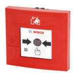 BOSCH F_FMC210DMGR- Estación Manual LSN Direccionable / Doble Acción / Cristal / Interior / Rojo